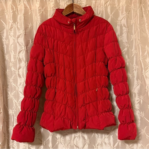 INC International Concepts Red Puffer Jacket Winter Coat - Picture 7 of 7
